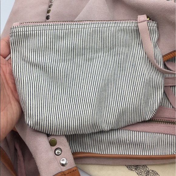 Old Trend Modern Vintage Rose Tan Suede Large Bag - Picture 5 of 15